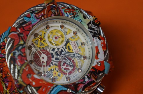 Watch Invicta Reserve Bolt Zeus Quartz 53mm Chronograph 34298 Multi Color Men's - 第 10/10 張圖片