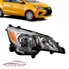 Fits 2021-2023 Mitsubishi Mirage Head Lamps Halogen Chrome Right Passenger Side (For: Mitsubishi Mirage)
