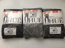NWT Hue Women's Faux Leatherette Leggings, Black/Brown/Gray Plus Sizes 1X/2X/3X