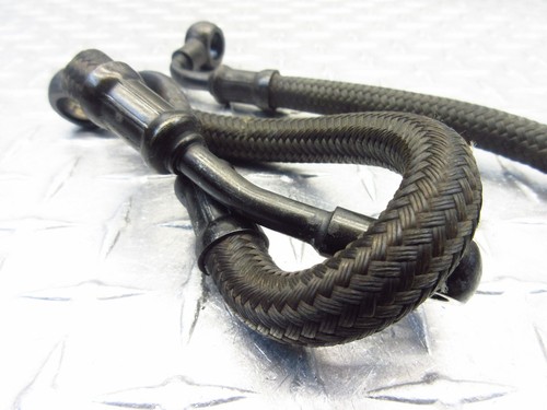 2009 09-11 HYOSUNG GV250 250 AQUILA OIL COOLER LINES HOSE KIT HOSES OEM GOOD - Picture 9 of 12