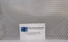 1/2 X #16 304 STAINLESS STEEL FLATTENED EXPANDED METAL-----18" X 32"