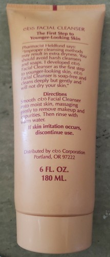 eb5 Heldfond Formula Facial Cleanser Vintage 6 Oz Original Formula - Picture 2 of 2