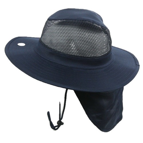 Bucket Hiking Fishing Safari Camping Outdoor Bonnie Neck Cover Top Mesh Unisex - Picture 34 of 36