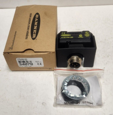 Banner OTBVR81QD 34078 Quick-Disc Momentary Action Touch Button 20-30V ...
