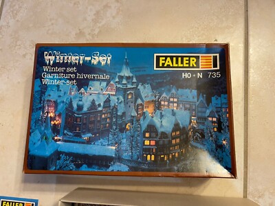 Faller 735 HO + N Winter Set Garniture Hivernale Kit | eBay