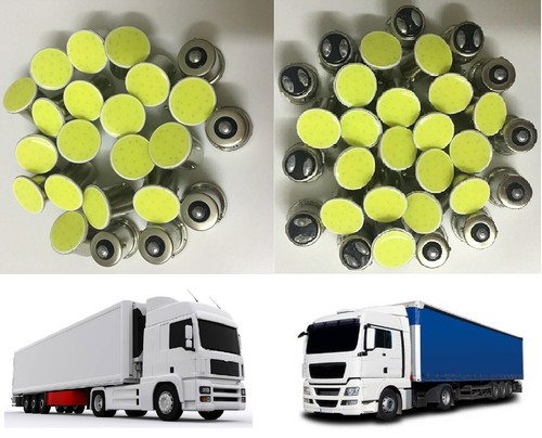 🚚 24v ✅ HGV TRUCK LORRY TRACTOR WHITE LED BULBS 6000k 🚜 1156 1167 507 233 T4W - Picture 75 of 79