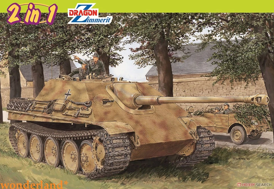 Dragon 6846 1/35 WWII German Jagdpanther Sd.Kfz.173 Ausf.G1 Zimmerit - Image 2 of 4