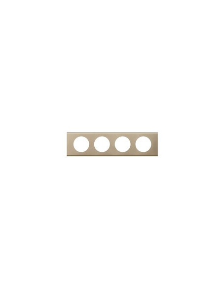 Plaque Céliane Legrand 069114 quadruple pour finition d'appareillage