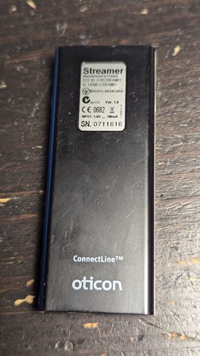 Oticon ConnectLine Streamer 1.4 Bluetooth Remote Control Hearing Aids Plug Strap - Picture 5 of 5