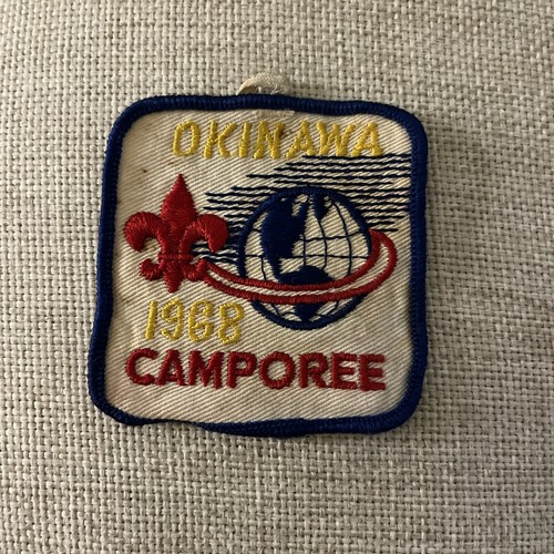 SEHR SELTENER 1968 BSA Pfadfinder Okinawa Camporee Patch - Bild 1 von 7