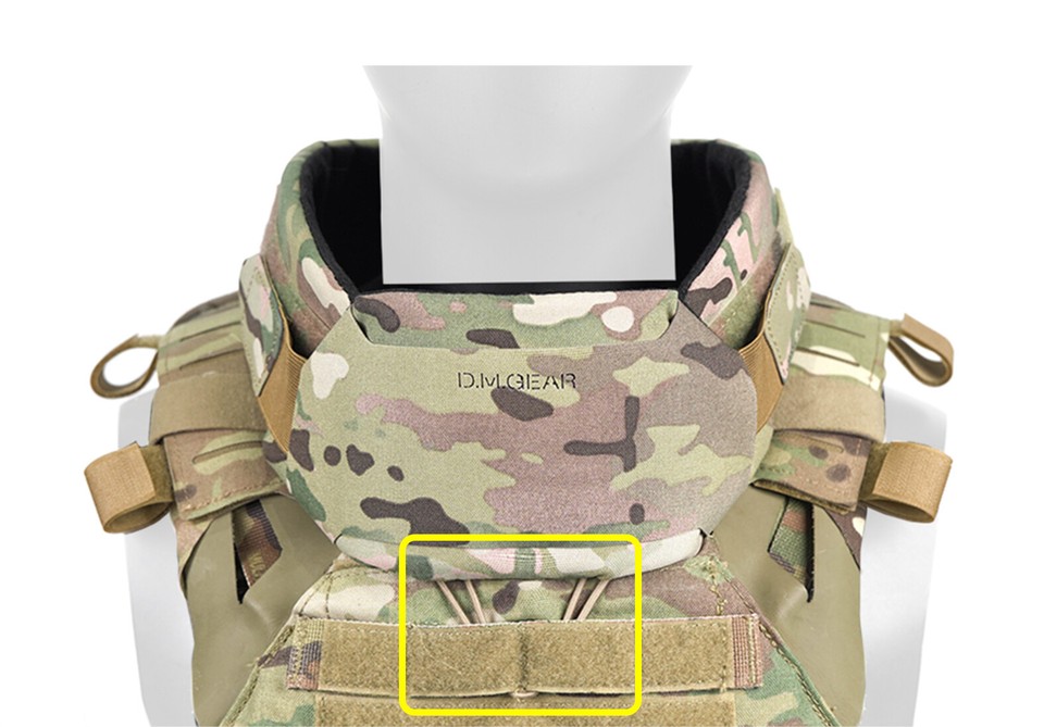 Tactical Vest Universal Collar 2.0 - Nackenschutz Für Einsatzwesten JPC & FCSK