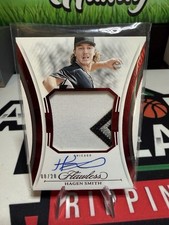 Panini Flawless 2025 Hagen Smith #DPA-HS Patch Auto Ruby /20 Chicago White Sox