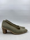 Bally Green Taupe Suede Pointed Toe Pumps W 8 — photo 3