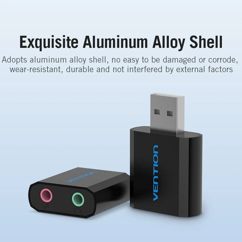 USB To 3.5mm AUX Adapter Cable Headphone Sound Audio Earphone Connector External - Image 2 of 4