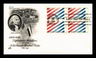 Dr Jim Stamps Netherlands Diplomatic Relations Bicentennial Block ArtCraft FDC