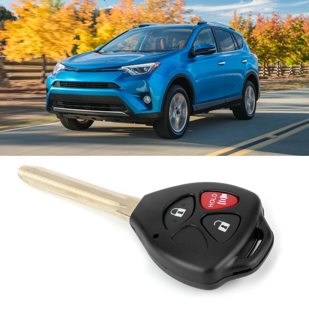 Car Key Shell Fob Case Accessory For 3 Buttons