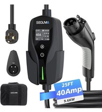 Tesla Level 2 EV Charger, Portable Charger 40A 240V NEMA 14-50P with 25 ft Cable