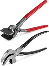 Flat Leather Press Pliers Cobbler Pincers Steel DIY Leathercraft Repair Tool