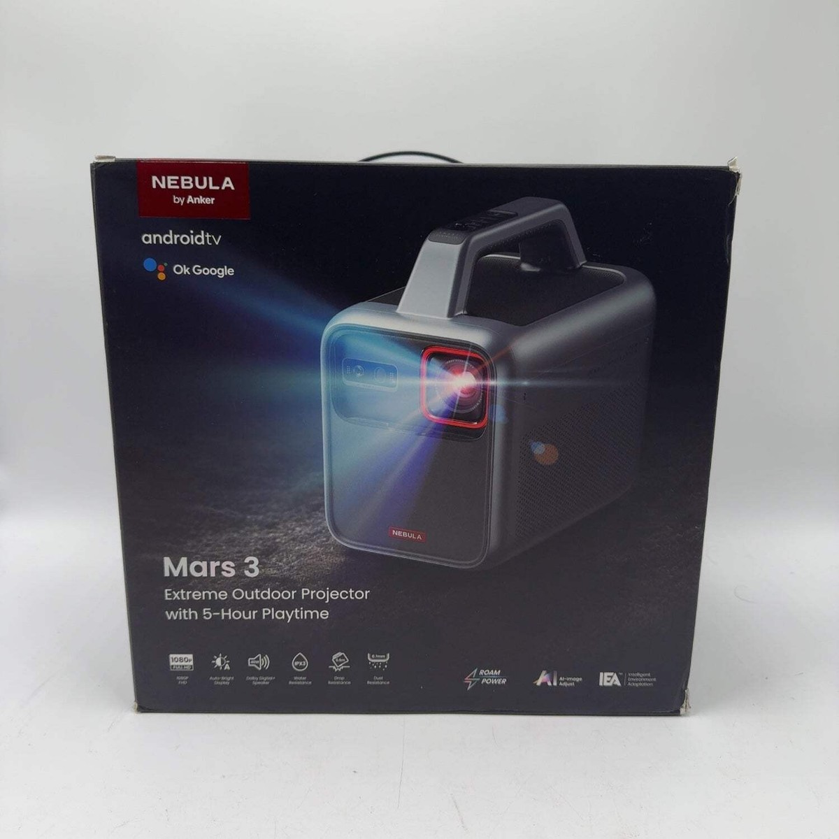 New Anker Nebula Mars 3 1920 x 1080 1,000 Lumens Portable