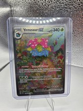 Venusaur ex 198/165 Sv: Scarlet & Violet 151 Holo Special Illustration Rare Gem