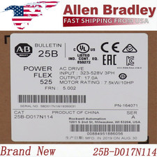 New Sealed AB 25B-D017N114  PowerFlex 525 7.5kW 10Hp AC Drive AB