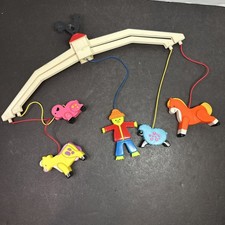 Vintage 1973 Fisher Price Farm Animal Crib Mobile