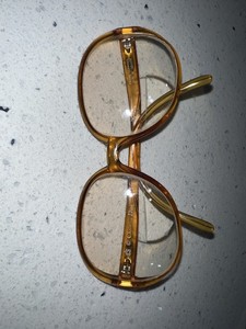 Vintage 80’s Christian Dior Amber Glasses Frame 2076 