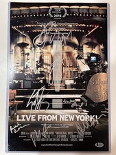 Saturday Night Live 12x18 PosterCast Signed Beckett With LOA Saturday Night Live 12x18 PosterCast Signed Beckett With LOA