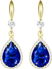 Imitation Diamond Dangle Earrings for Women Trendy, Rhinestone Drop Chandelier E