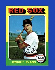 1975 Topps Set-Break #255 Dwight Evans NR-MINT *GMCARDS*