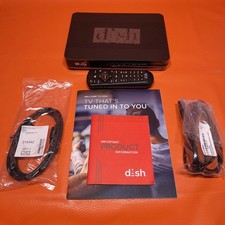 Dish Wally Compact On Demand HD Satellite Receiver With IR Voice Remote Cables
