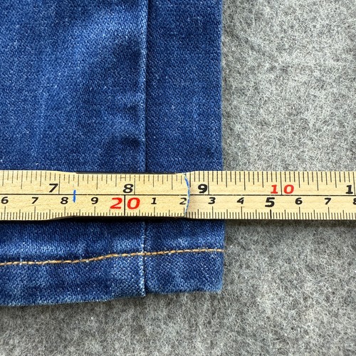 Vintage Wrangler Jeans Womens Size 12 Blue USA Made High Waist Flare Leg 28x34 - Picture 5 of 14