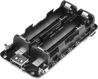 Diymore 1865O Battery Holder Double Li-Ion V8 Battery Shield Micro USB 5V/3A 3V/