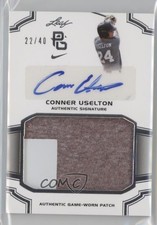 2016 Leaf Perfect Game National Showcase 22/40 Conner Uselton Patch Auto 3d5