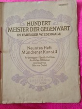 HUNDERT MEISTER DER GEGENWART IN Farbigen Wiedergabe Neuntes Heft 1904