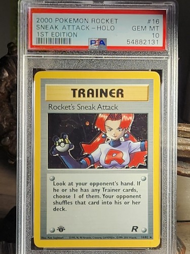Rocket's Sneak Attack (1st Edition) graded PSA 10 for sale on eBay