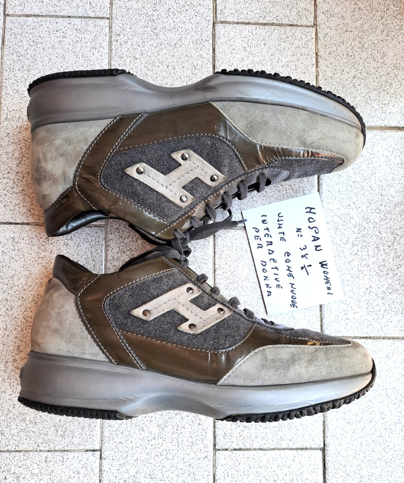 Scarpe Hogan interactive donna n° 38,5 usate poco bellissime come foto reali.