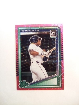 2024 Panini Donruss Optic Tre Morgan Rated Prospect Pink Velocity /79   Rays