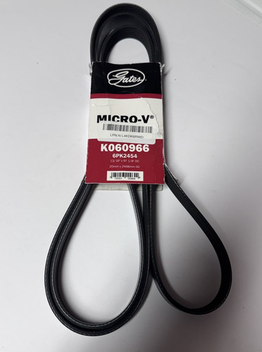 Gates Micro V Belt K060966. 6pk2454. 13/16 X 97-1/8”. New - Bild 1 von 3