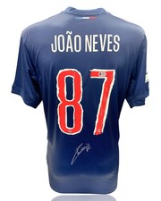 JOAO NEVES SIGNED 24/25 PARIS SAINT-GERMAIN PSG HOME SHIRT (ACG CERT AG17748)