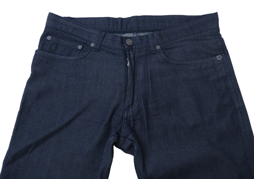 Pantalones Salvatore Ferragamo Calce Ajustado Hombres Talla 50 34x29 Mezcla Lana Denim Hecho en Italia - Imagen 3 de 15