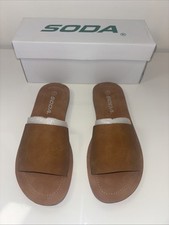 Las mejores ofertas en Soda Suede Upper Sandals for Women