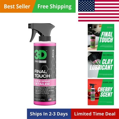 Final Touch Quick Detail Spray - Easy Spray On, Wipe Off Showroom Shine 16oz.