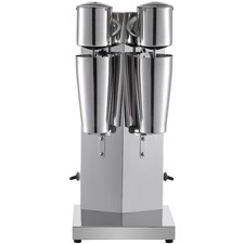 Milkshake Maker Kit Stainless Steel Electric 180W Machine Silver Double Head