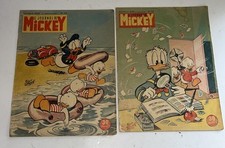 Nuova serie LE JOURNAL DE MICKEY (116 da 118) del 1954 WALT DISNEY DONALD
