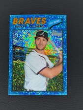 2026 MATT OLSON TOPPS HERITAGE Light Blue Sparkle #194 ATL BRAVES
