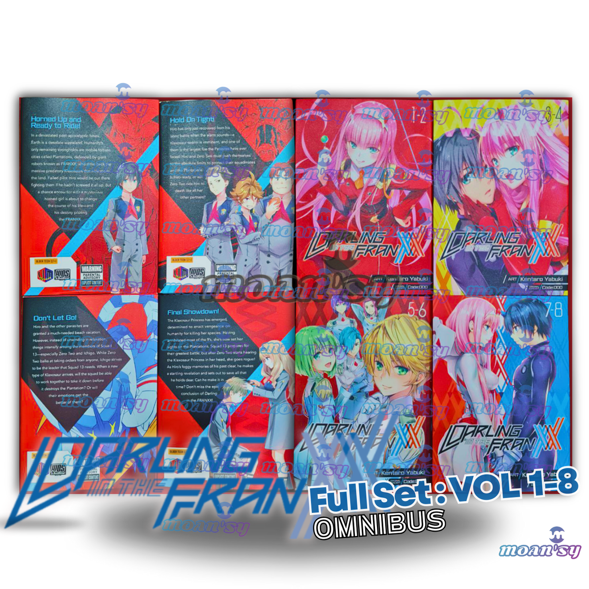 Darling in The Franxx Vol 1-8 Manga English Single / Full Set New