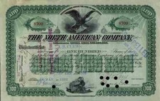 North American Co. 1892 Oregon Pacific Milwaukee Henry Clews St. Louis 100 części