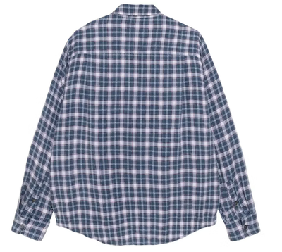 Stussy Matthew Plaid Shirt Navy XL | eBay