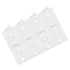 2 Pair Window Tilt Latch Locks Plastic Replacement Hardware for Sliding Windows